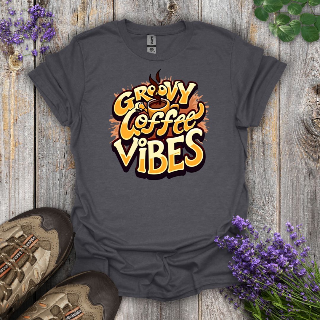 Groovy Coffee Vibes T-Shirt