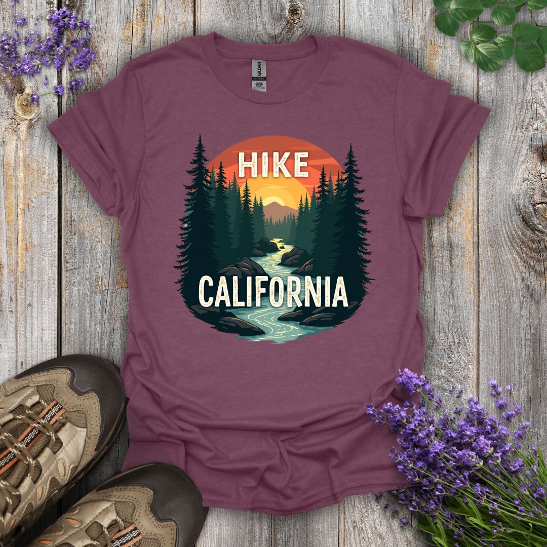 Hike California Sunset T-Shirt