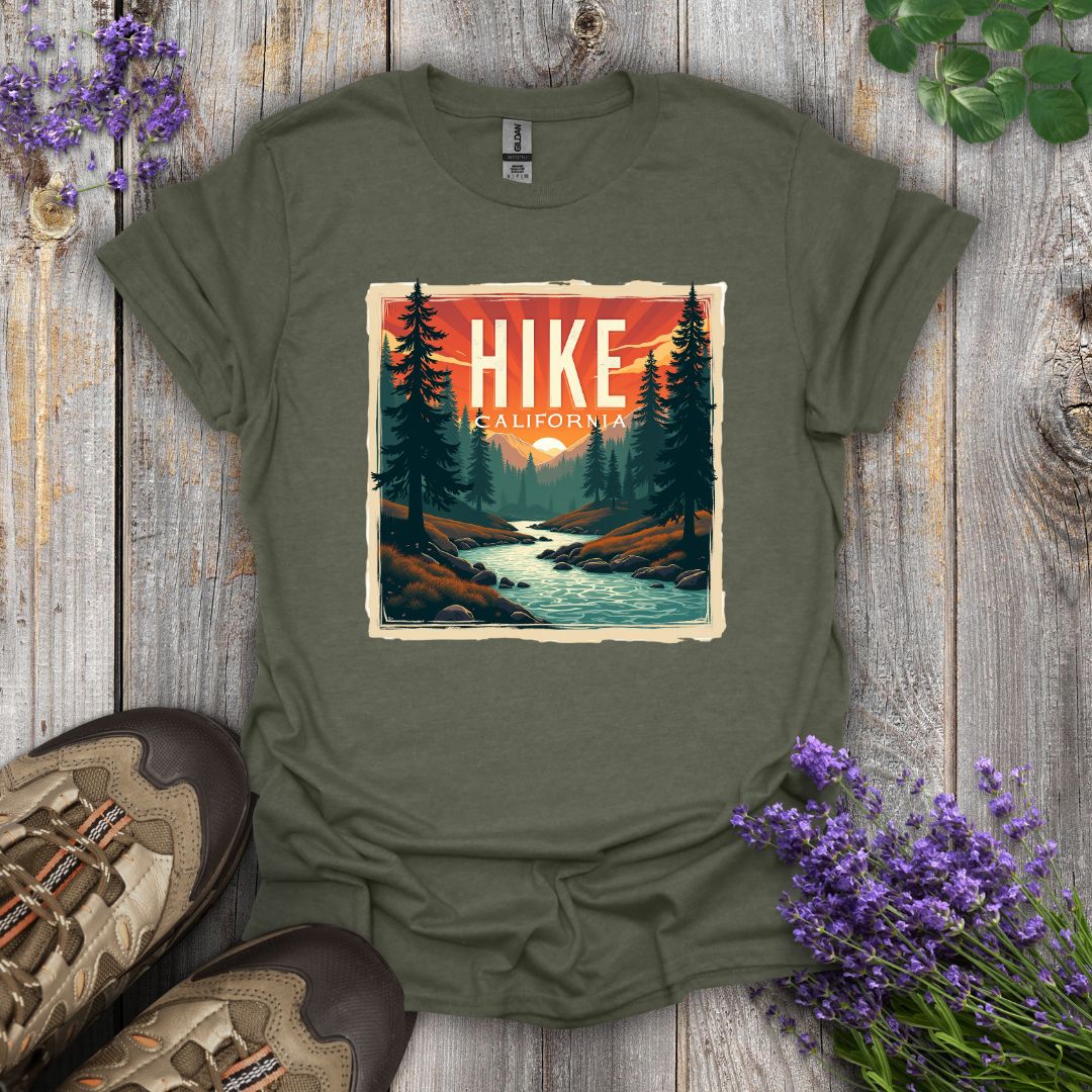 Hike California Mountains T-Shirt