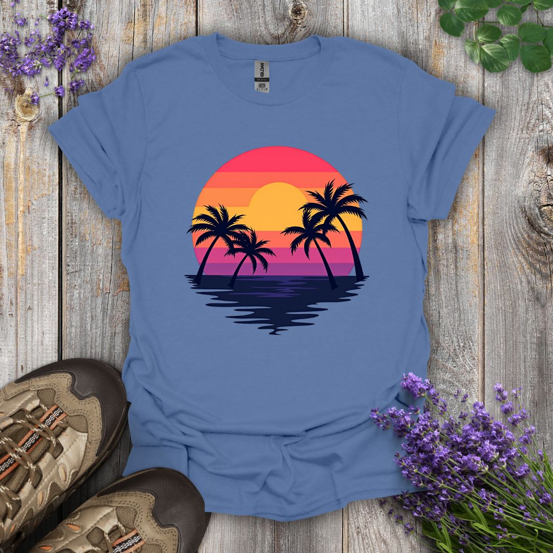 Palm Tree Sunrise T-Shirt