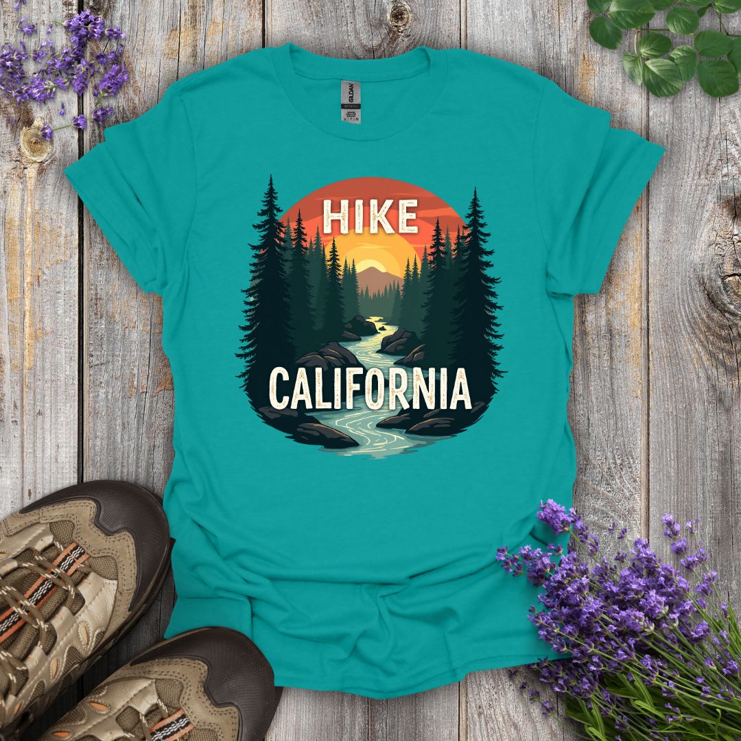 Hike California Sunset T-Shirt
