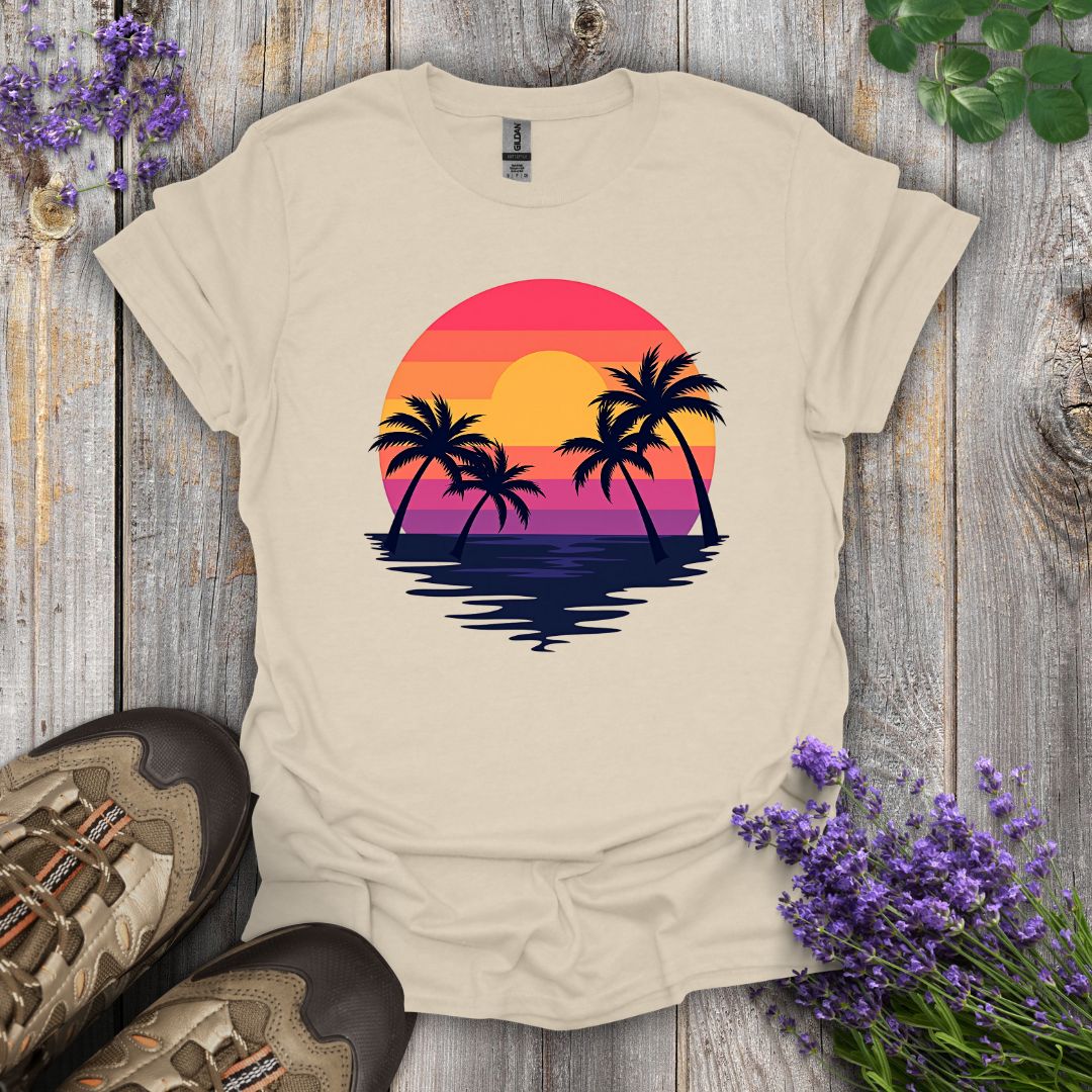 Palm Tree Sunrise T-Shirt
