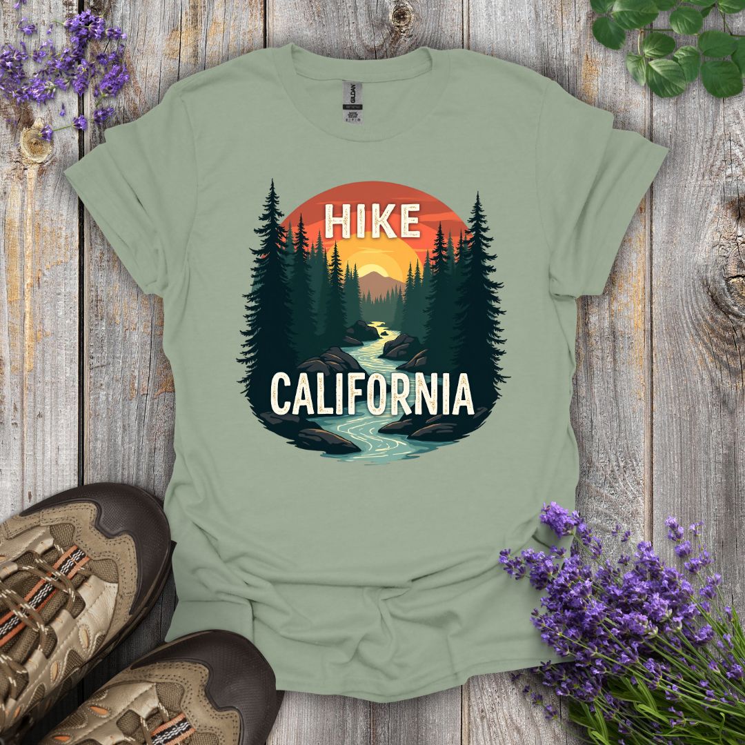 Hike California Sunset T-Shirt
