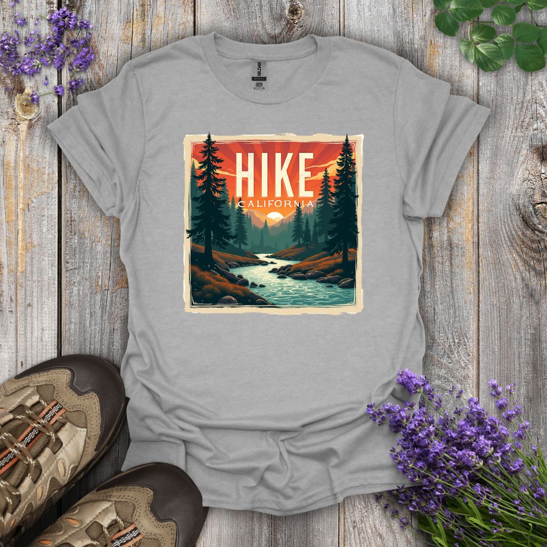 Hike California Mountains T-Shirt