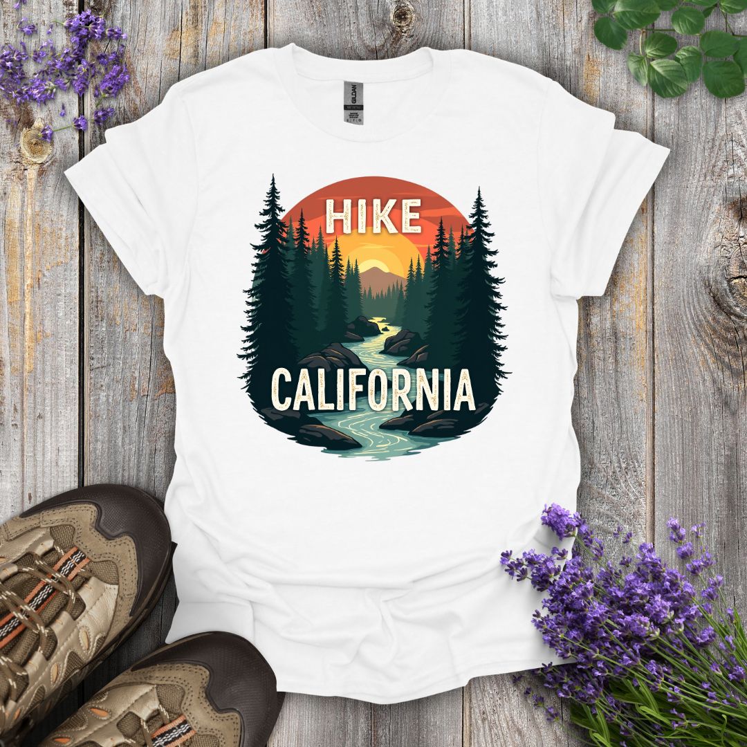 Hike California Sunset T-Shirt