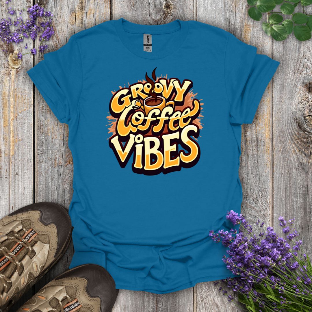 Groovy Coffee Vibes T-Shirt