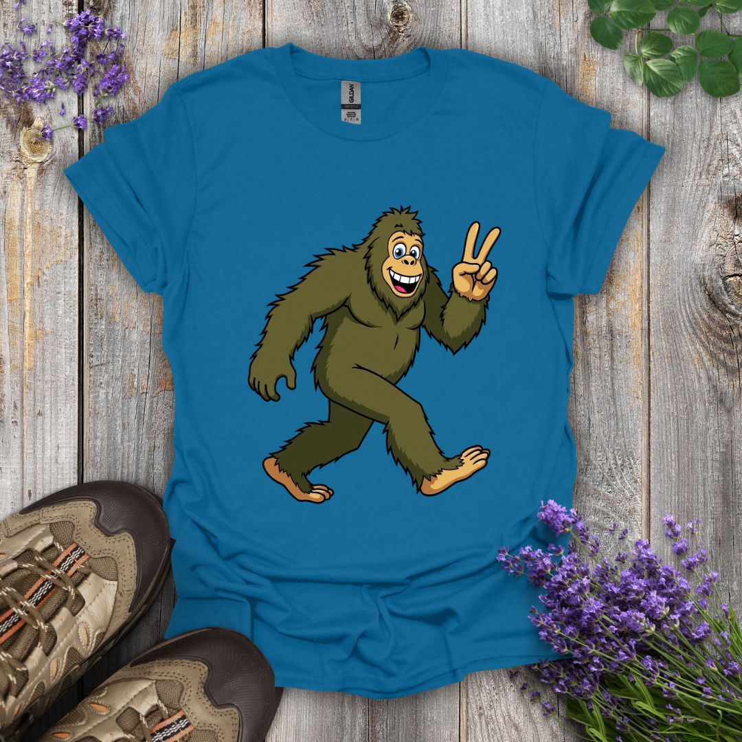 Bigfoot Peace Out T-Shirt