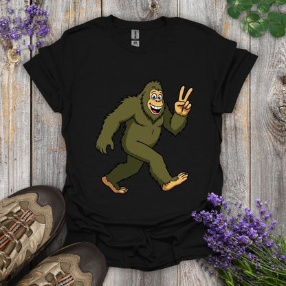 Bigfoot Peace Out T-Shirt
