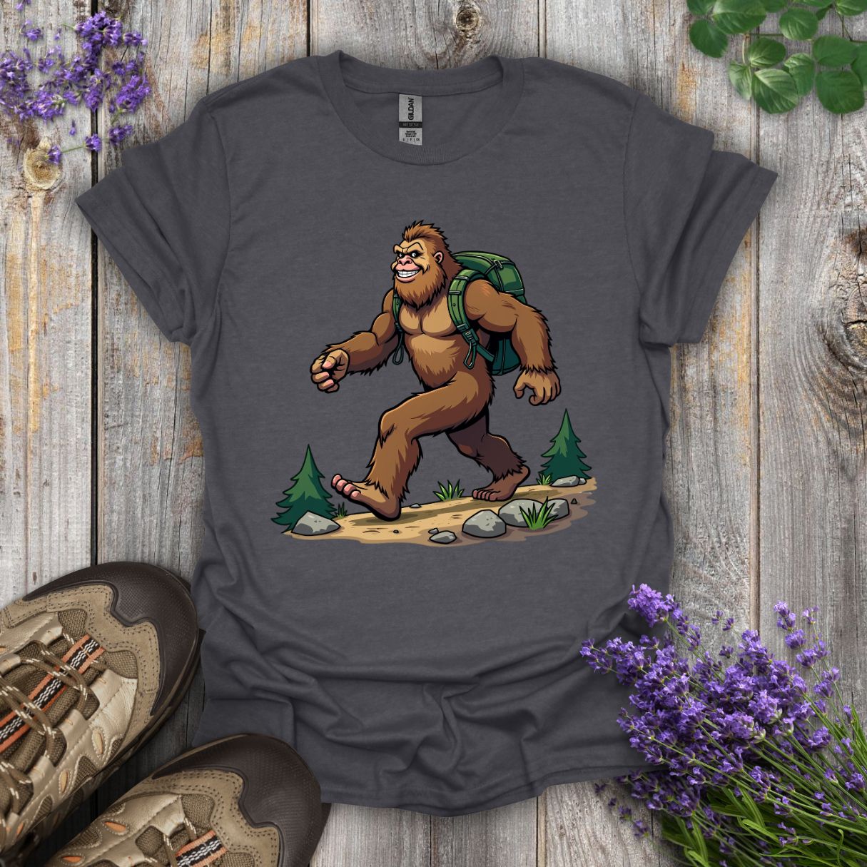 Bigfoot Hiker T-Shirt