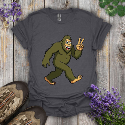 Bigfoot Peace Out T-Shirt