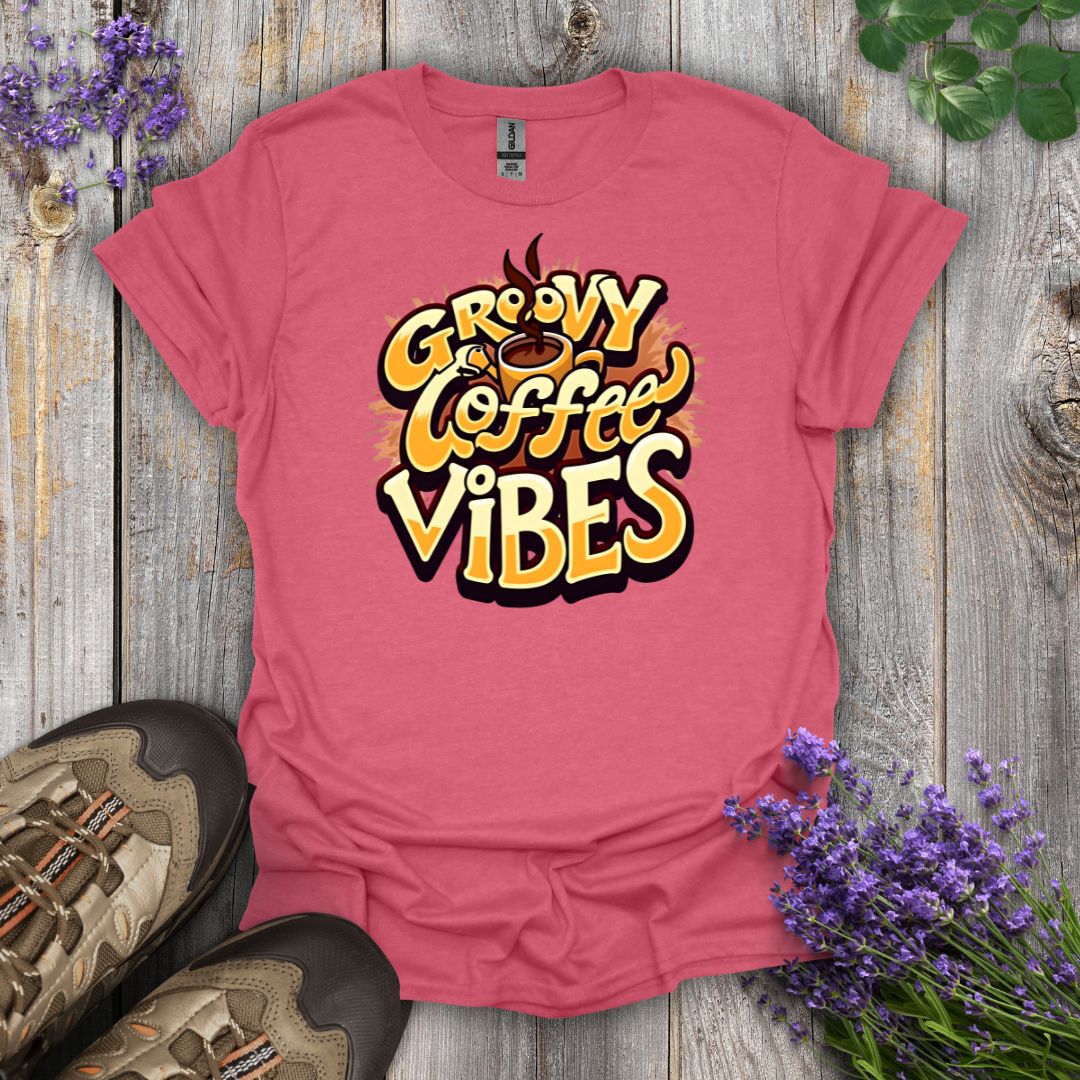 Groovy Coffee Vibes T-Shirt