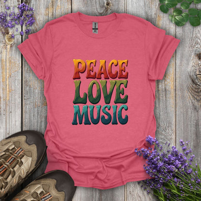 Peace Love Music T-Shirt