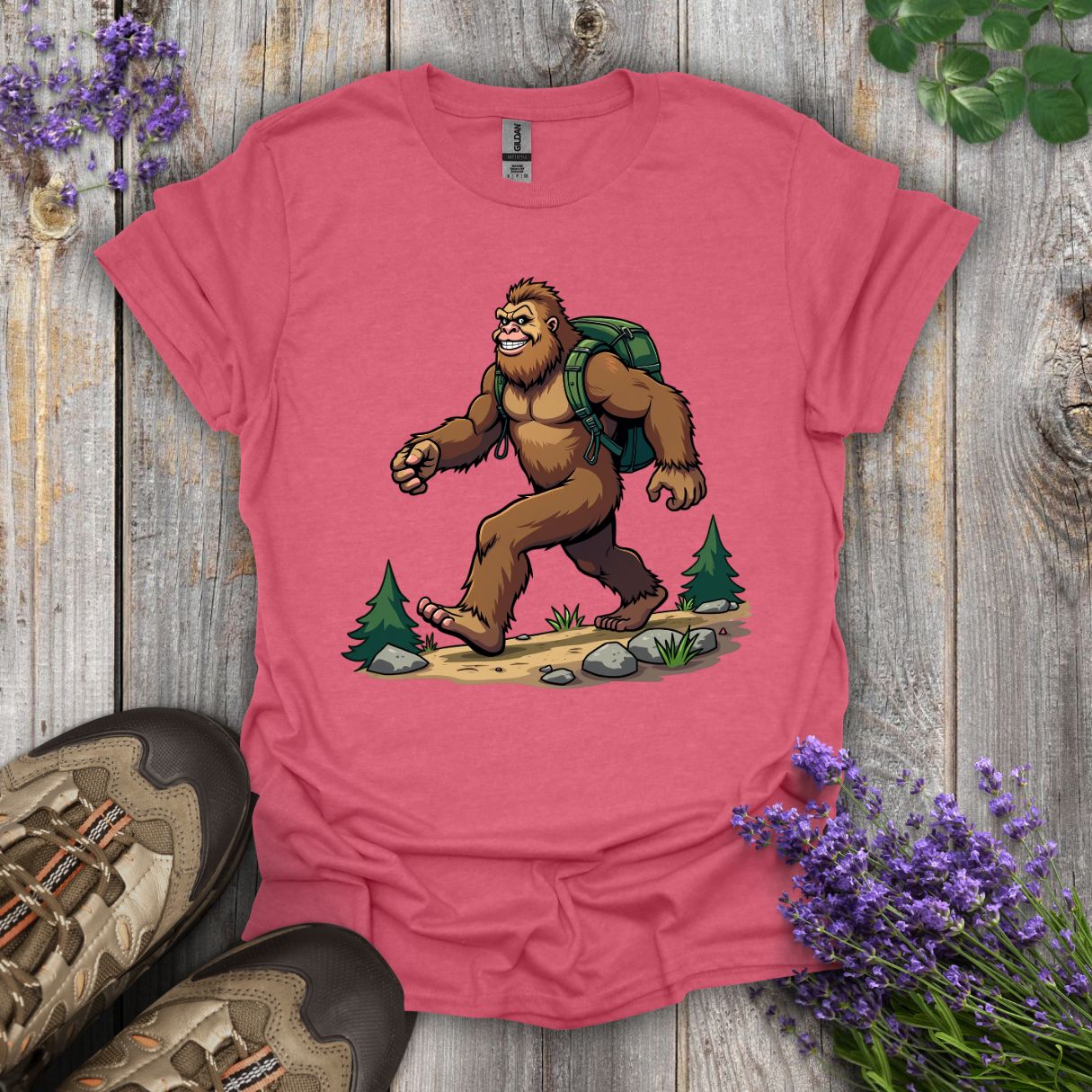 Bigfoot Hiker T-Shirt