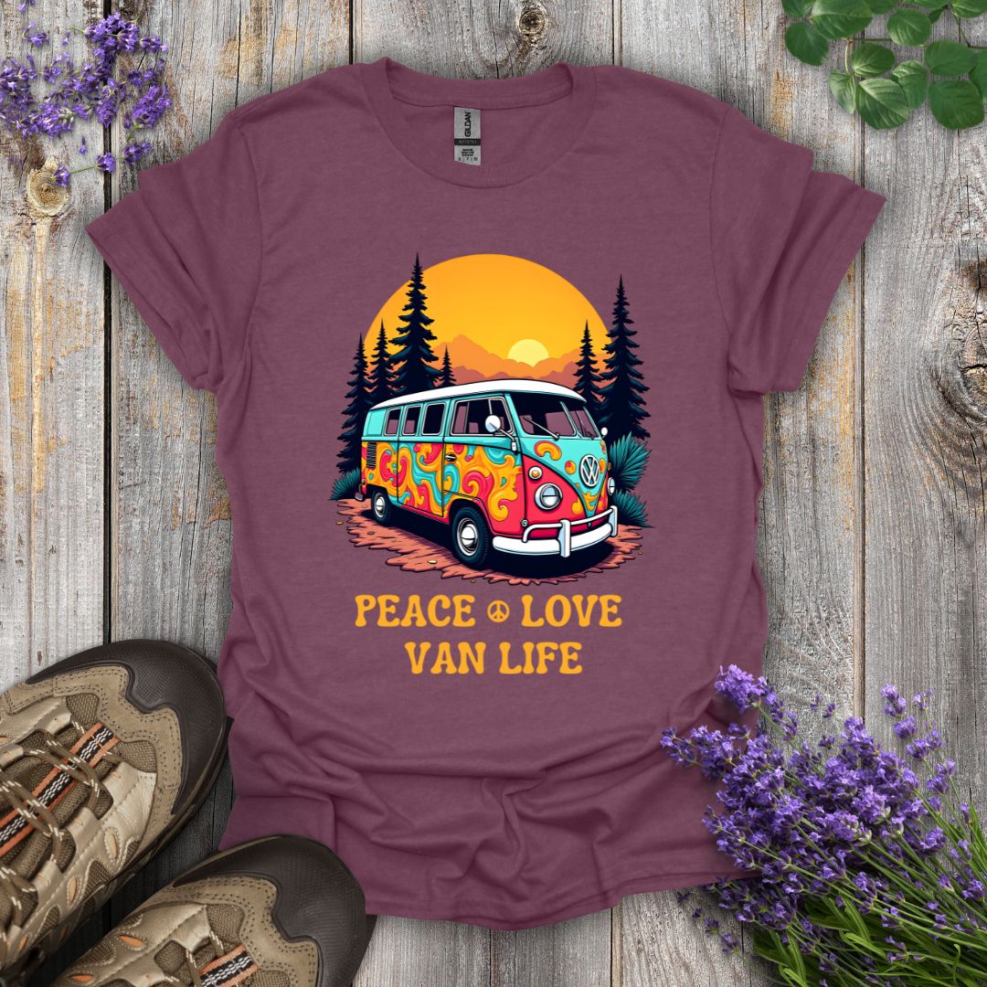 Peace Love Van Life T-Shirt