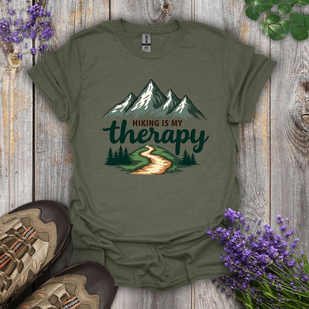 Hiking Is My Therapy T-Shirt