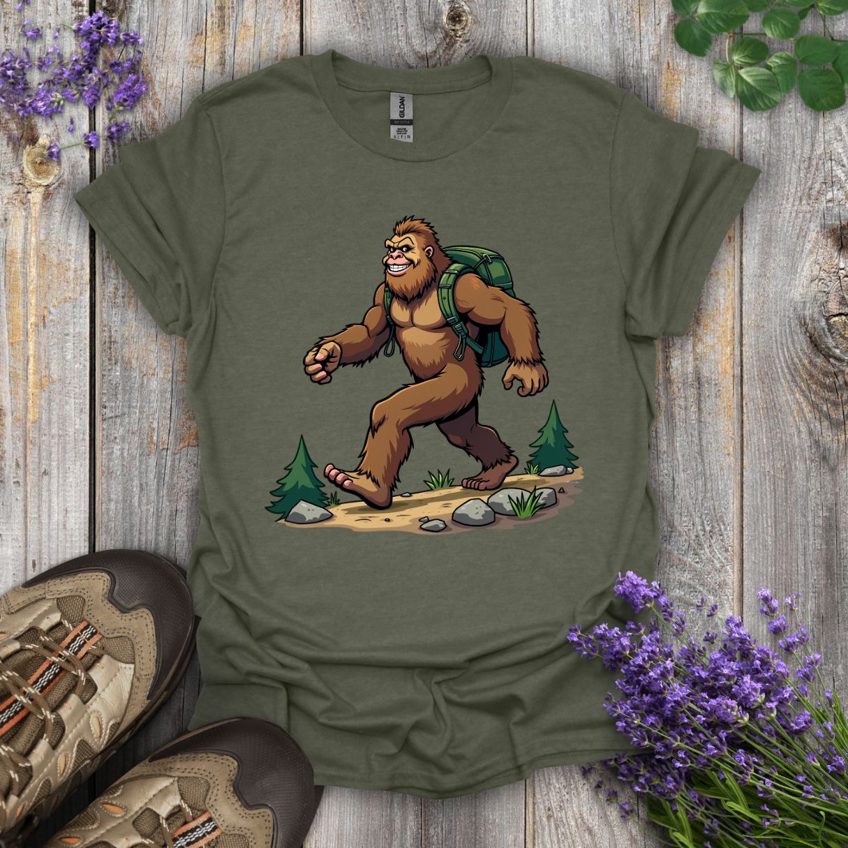 Bigfoot Hiker T-Shirt