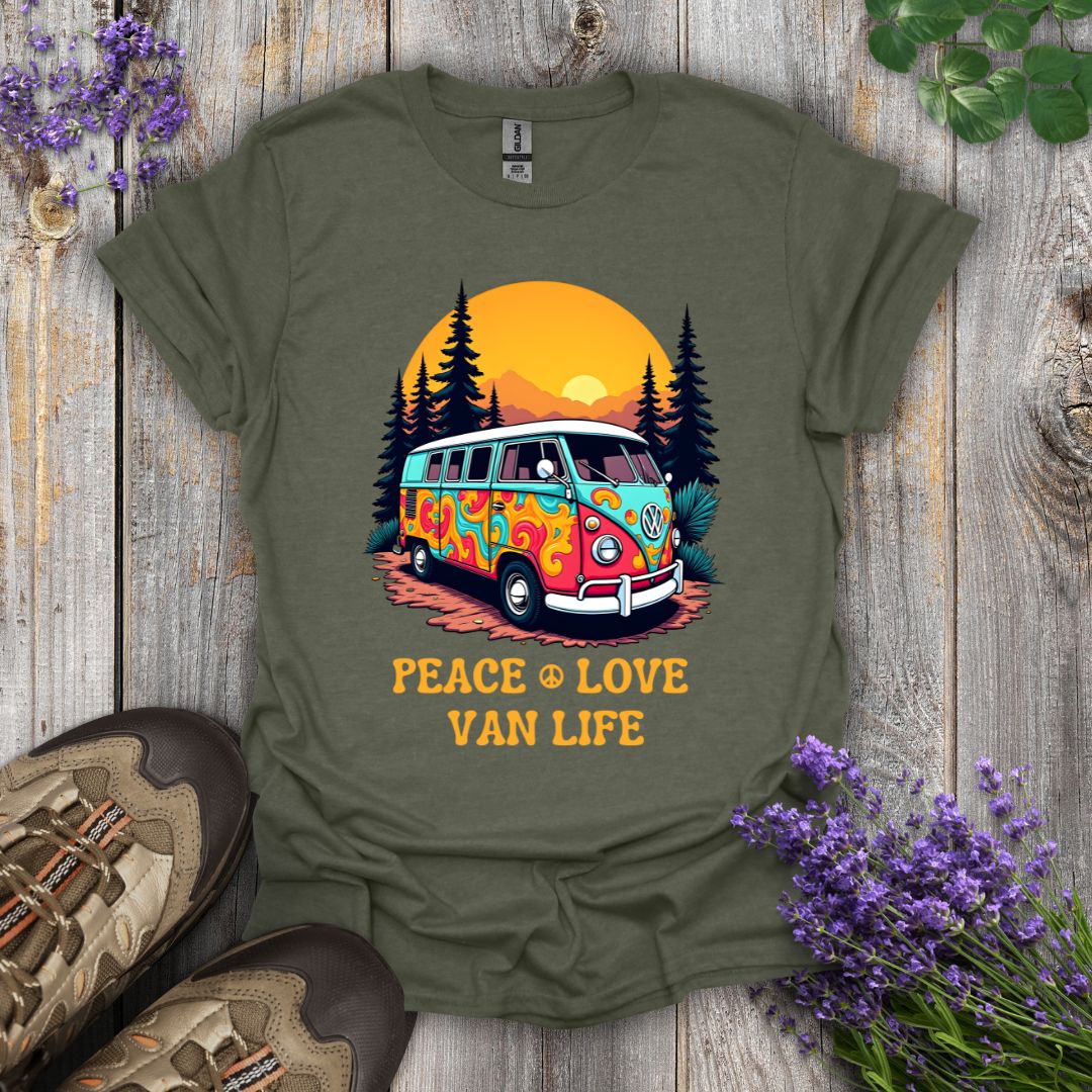 Peace Love Van Life T-Shirt