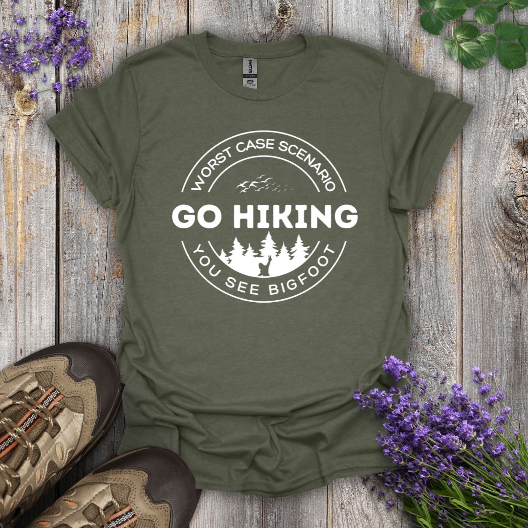 Go Hiking - See Bigfoot T-Shirt