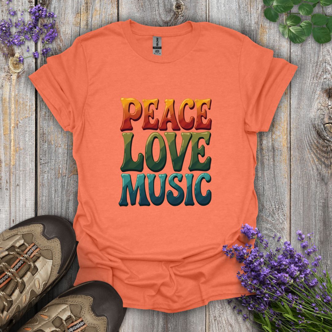 Peace Love Music T-Shirt