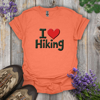 I Love Hiking T-Shirt