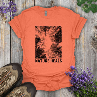 Nature Heals (B&W) T-Shirt