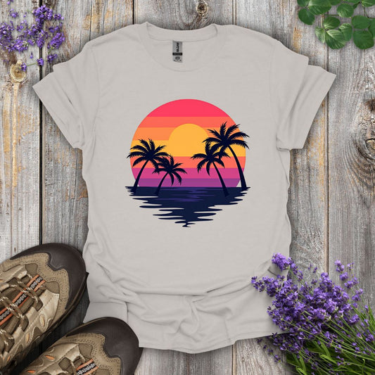 Palm Tree Sunrise T-Shirt