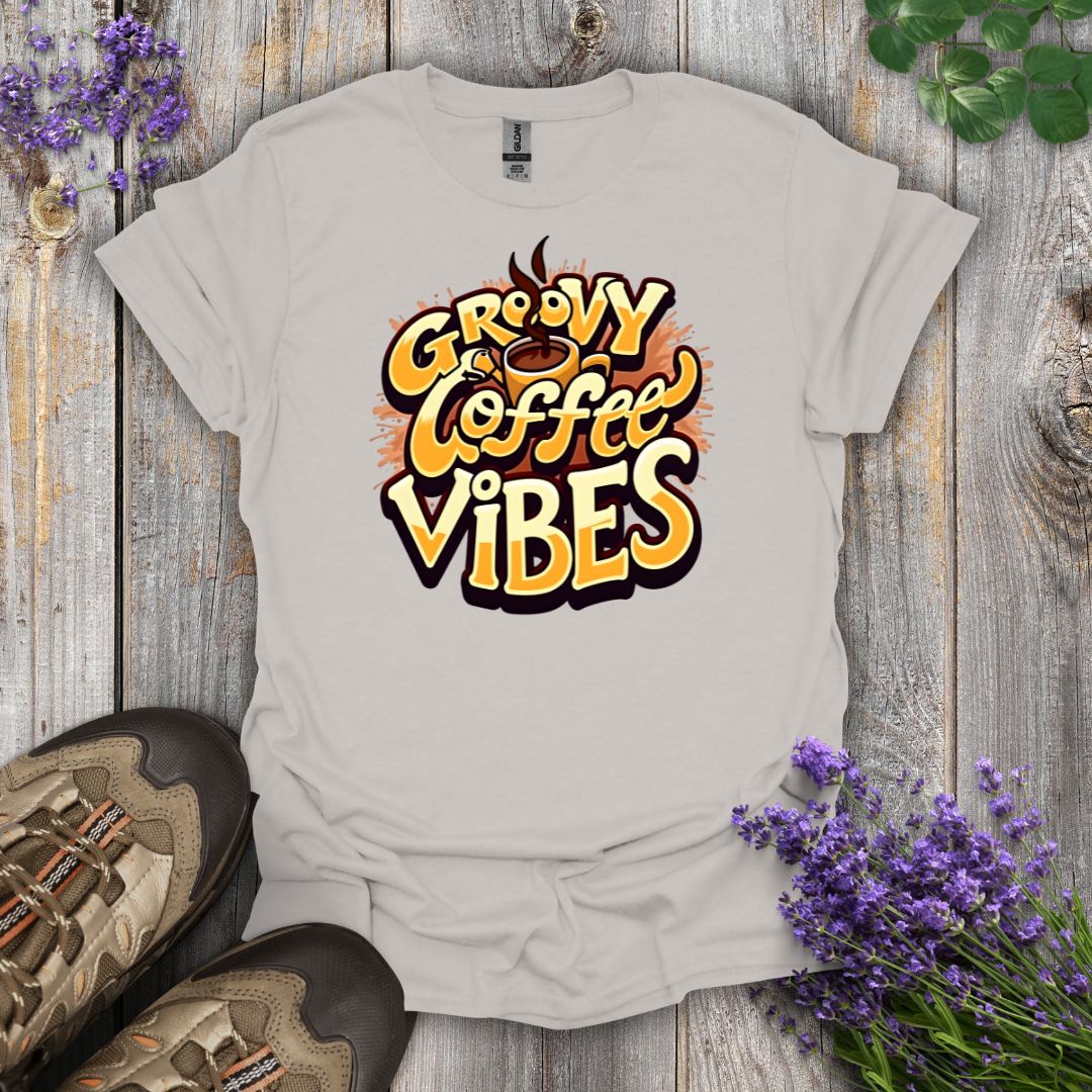 Groovy Coffee Vibes T-Shirt