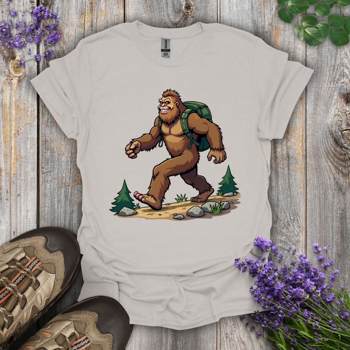 Bigfoot Hiker T-Shirt
