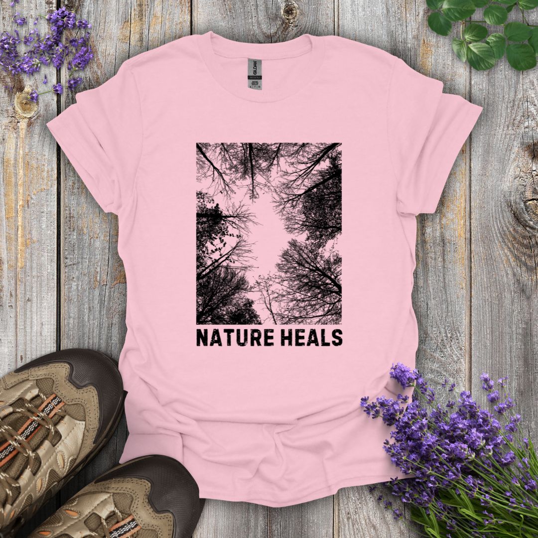 Nature Heals (B&W) T-Shirt