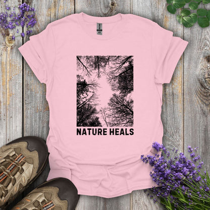 Nature Heals (B&W) T-Shirt