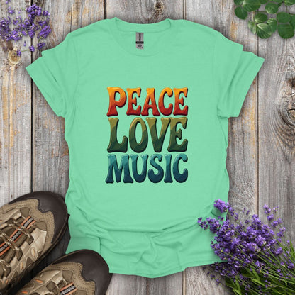 Peace Love Music T-Shirt
