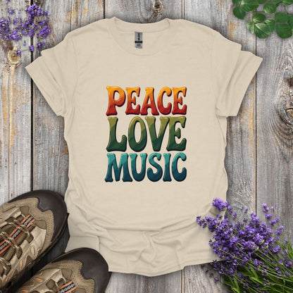 Peace Love Music T-Shirt
