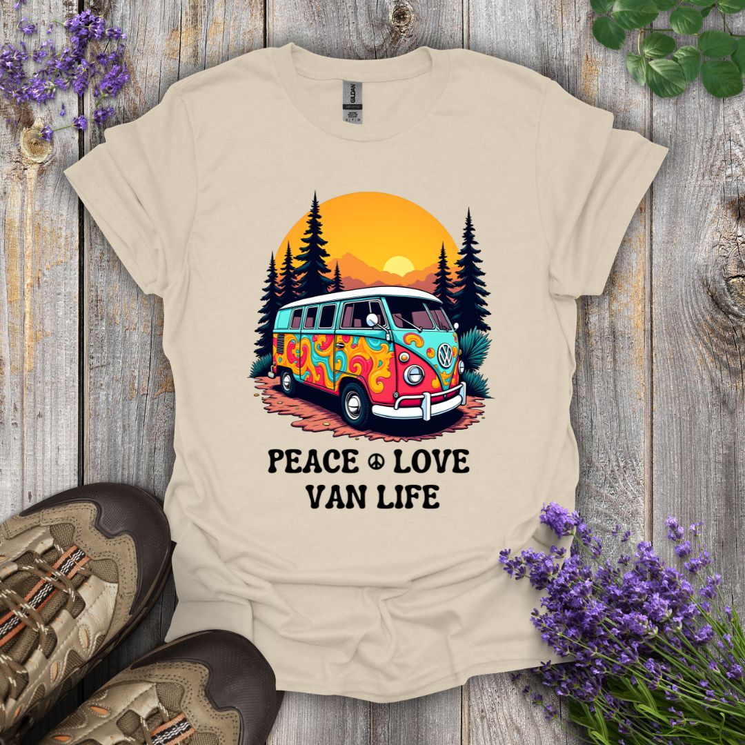 Peace Love Van Life T-Shirt