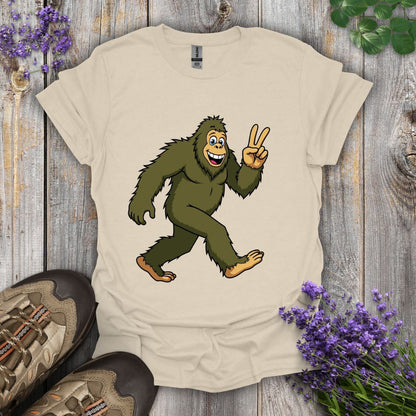 Bigfoot Peace Out T-Shirt