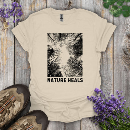 Nature Heals (B&W) T-Shirt