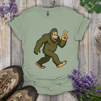 Bigfoot Peace Out T-Shirt