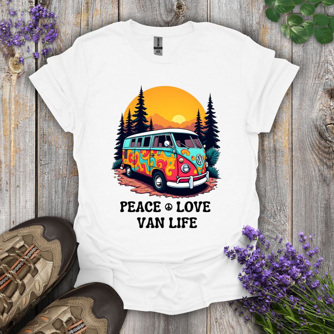 Peace Love Van Life T-Shirt