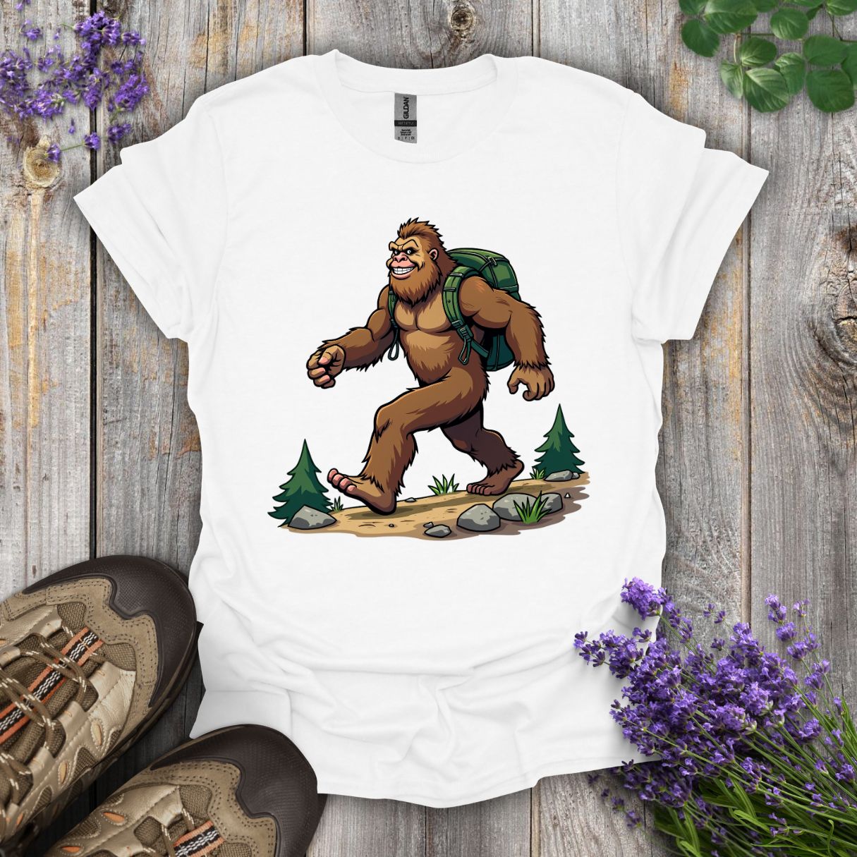 Bigfoot Hiker T-Shirt