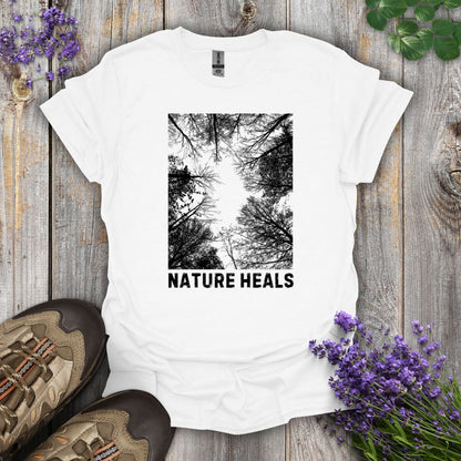 Nature Heals (B&W) T-Shirt