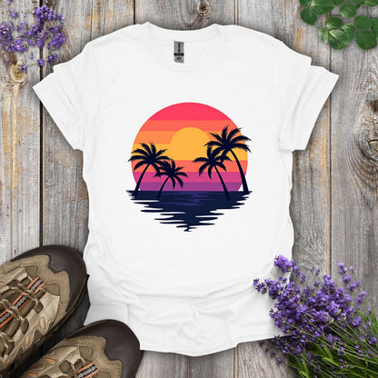 Palm Tree Sunrise T-Shirt